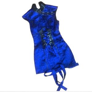 lip service vice sunset geisha corset dress